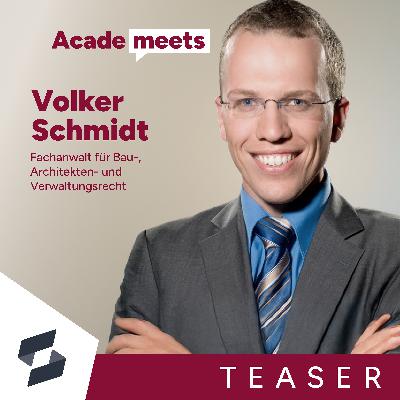 Teaser: Volker Schmidt – Vom Offizier zum Architektenrecht
