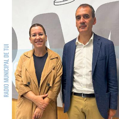 Ent. Enrique Cabaleiro, alcalde de Tui, e Marta Valcárcel, alcaldesa de Salvaterra - Fondos EDIL
