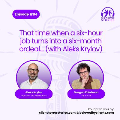 That time when a six-hour job turns into a six-month ordeal… (with Aleks Krylov) That time when a six-hour job turns into a six-month ordeal… (with Aleks Krylov)