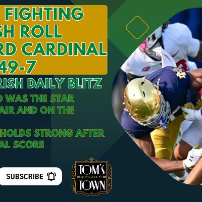 No. 11 Fighting Irish Roll Stanford Cardinal 49-7 | Notre Dame Daily Blitz Podcast No. 11 Fighting Irish Roll Stanford Cardinal 49-7 | Notre Dame Daily Blitz Podcast