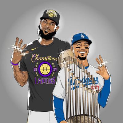 THE DODGERS AND LAKERS ARE CHAMPIONS!! 🏆