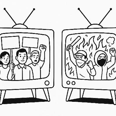 Riots or Rights? How Media Shapes Your View of Protests