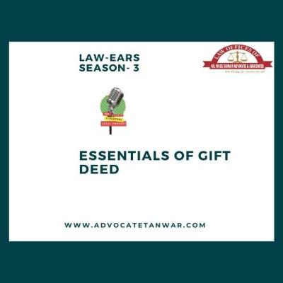 Essentials of Gift Deed