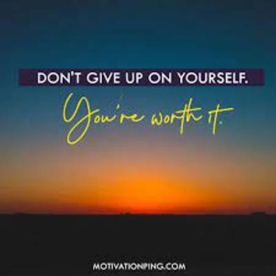 Never Quit On Yourself