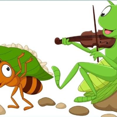 A fábula: " o gafanhoto e a formiga" do escritor Esopo. Recontado por Tati Botelho A fábula: " o gafanhoto e a formiga" do escritor Esopo. Recontado por Tati Botelho