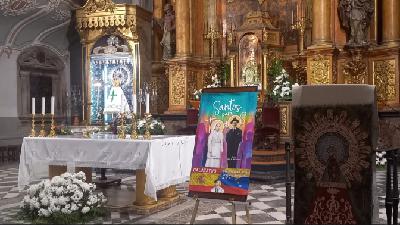 La comunidad venezolana de Calatayud celebra una misa para conmemorar la canonización de de los primeros santos de su nacionalidad