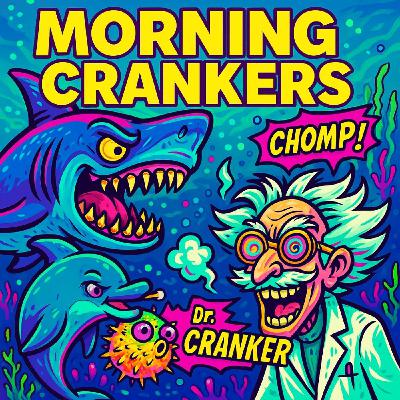 "Morning Crankers: Shark Myths, Puffed-Up Dolphins, and Dr. Cranker’s Debut!"
