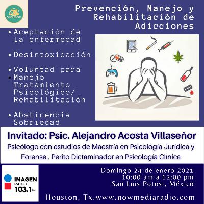 Adicciones. Prevención, Síntomas del Padecimiento, Atención y Tratamientos Adicciones. Prevención, Síntomas del Padecimiento, Atención y Tratamientos