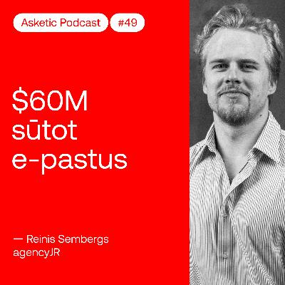 Asketic Podcast #49 Reinis Sembergs – $60M sūtot e-pastus