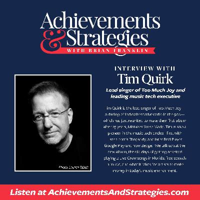 EP 7: Tim Quirk - Lead singer of Too Much Joy and leading music tech executive