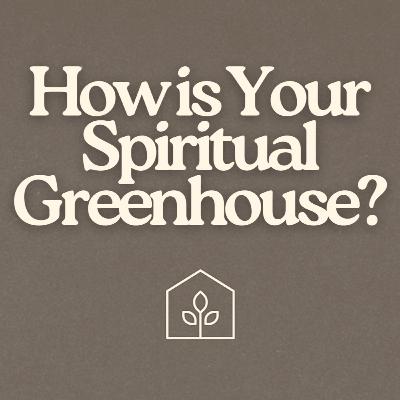 How is Your Spiritual Greenhouse?