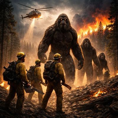 Bigfoot on the Fire line Bigfoot on the Fire line