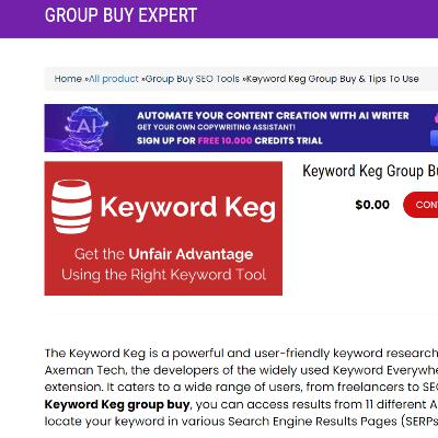 keyword keg group buy