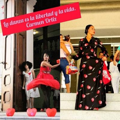 La Danza es la vida y la libertad.                         Carmen Ortiz y la Danza
