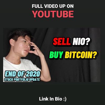 Should I Sell NIO and Buy BITCOIN? | End of 2020 Stock Portfolio Update