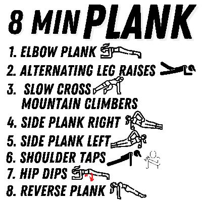 8 MIN PLANK WORKOUT
