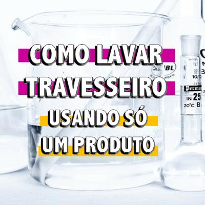 Como lavar travesseiro usando só um produto