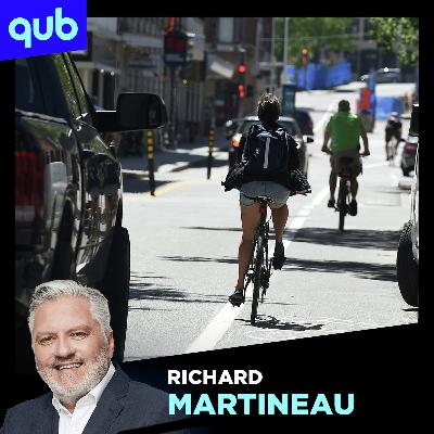 Les vélos doivent ARRÊTER aux feux rouges, rappelle Richard Martineau