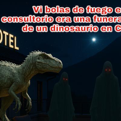 Vi bolas de fuego en Tlaxcala, vi un dinosaurio en Chihuahua, el consultorio fue una funeraria y más