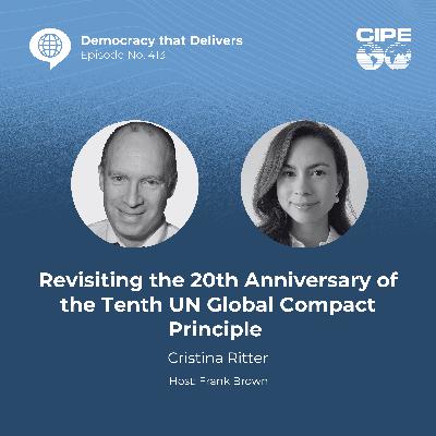413 - ACGC- Revisiting the 20th Anniversary of the Tenth UN Global Compact Principle with Cristina Ritter