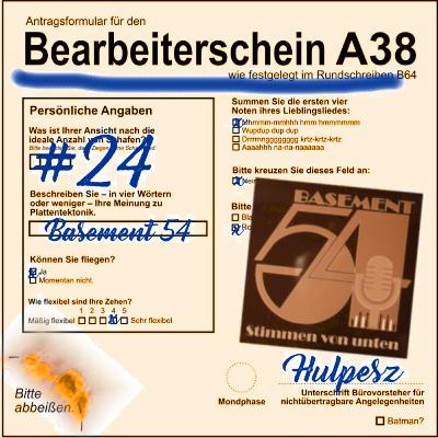 #24 Bearbeiterschein A 38