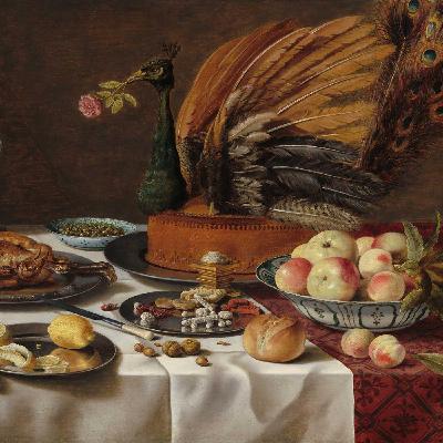 Still Life with Peacock Pie by Pieter Claesz Still Life with Peacock Pie by Pieter Claesz