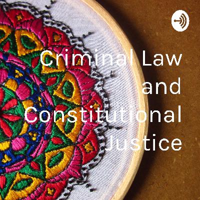 Constitutional questions, criminal law and philosophy