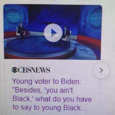 "HAS JOE BIDEN DONE ENOUGH TO WIN THE BLACK VOTE?"