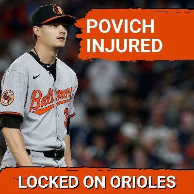 Cade Povich leaves with forearm discomfort in Orioles loss to the Marlins