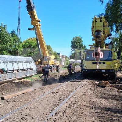 Retiraron el último vagón descarrilado del Belgrano Cargas en Santa Fe Retiraron el último vagón descarrilado del Belgrano Cargas en Santa Fe