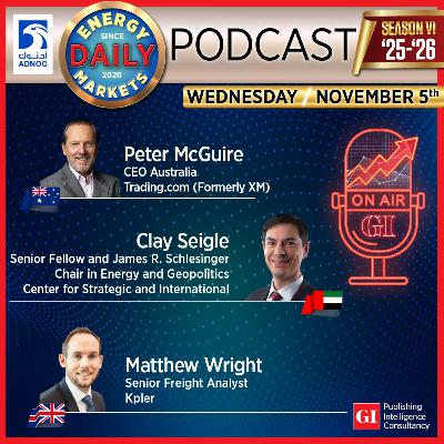 PODCAST: Daily Energy Markets - Nov. 5th PODCAST: Daily Energy Markets - Nov. 5th