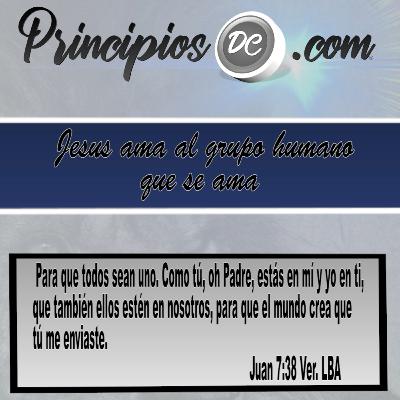 Jesus ama al grupo humano que se ama