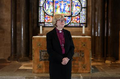 How will Archbishop Mullally unite her church?
