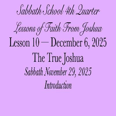 The True Joshua — Introduction The True Joshua — Introduction