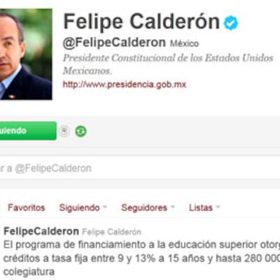 Anuncia Calderón financiamientos a universitarios