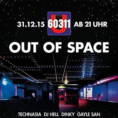 ANDERS ON TECHNO PODCAST - U60311 - OUT Of Space @ Karlson Ffm o3.o1.2o16