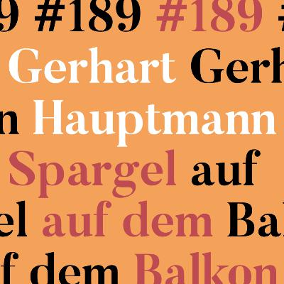#189: Gerhart Hauptmann