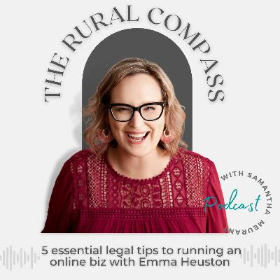 43. 5 legal tips for starting your online business w/Emma Heuston 43. 5 legal tips for starting your online business w/Emma Heuston