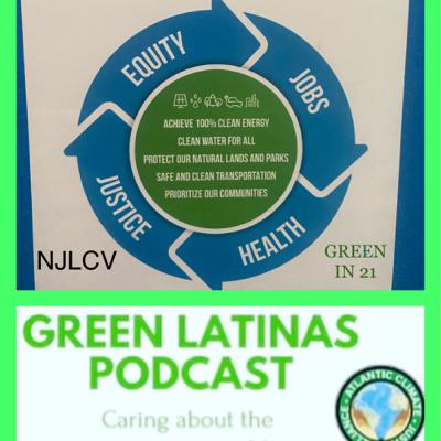 Green Latinas Podcast in Spanish about NJLCV Green 21 Environmental Policy Guide.