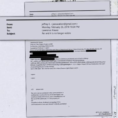 Una revelación de Epstein sobre los ovnis y temas paranormales Una revelación de Epstein sobre los ovnis y temas paranormales