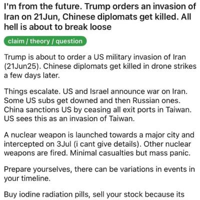 El último mensaje de John Titor? El último mensaje de John Titor?