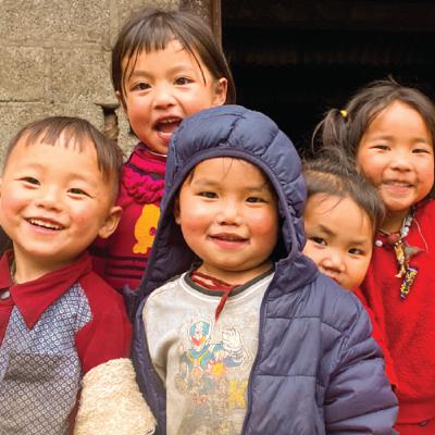 Iona and Sue from the Blue Dragon Children's Foundation