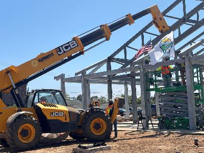 New Goleta train station crosses major construction milestone