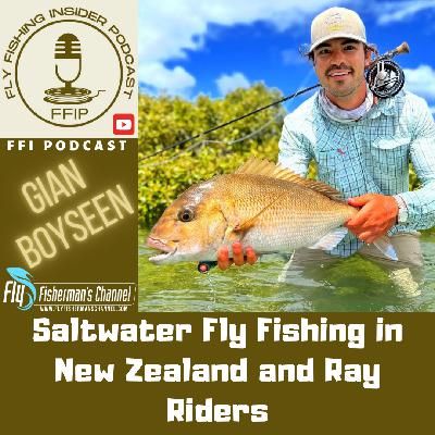 Saltwater Fly Fishing in New Zealand and Ray Riding Fish