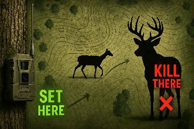 Trail Cam University: Best Trail Camera Setups To Kill A Buck | Set It Here, Kill Him There