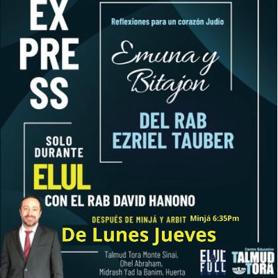 RAB DAVID HANONO- EMUNA Y BITAJON DE RAB EZRIEL TAUBER- 09