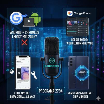 Radiogeek 2794 - Las Chromebook se pueden quedar sin soporte