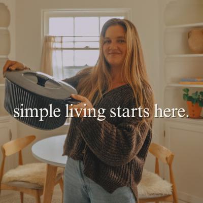 the simplicity of cooking for a large family