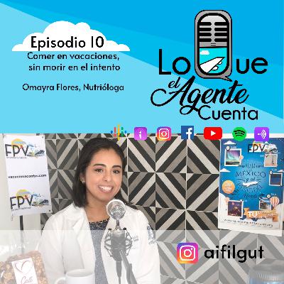 LQAC 10 Comer en vacaciones, sin morir en el intento con Omayra Flores