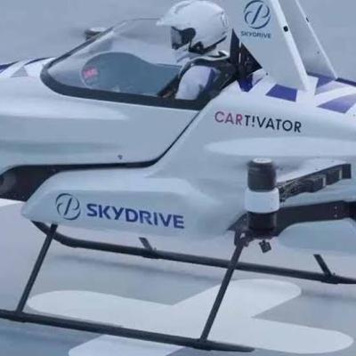 Where we’re going we don’t need roads... The SKYDRIVE flying car.
